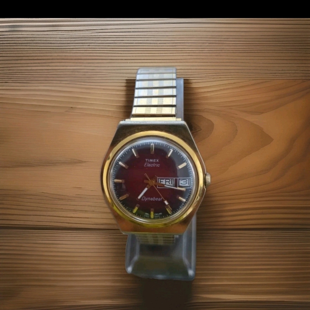 Timex Gold and Red Smartwatch